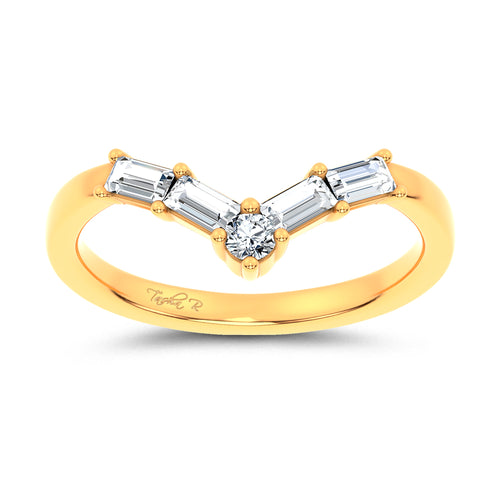14K 0.25CT Certified Lab Grown  Diamond Enhancer Band 70983