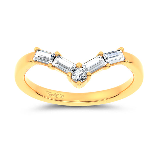 14K 0.25CT Certified Lab Grown  Diamond Enhancer Band 70983