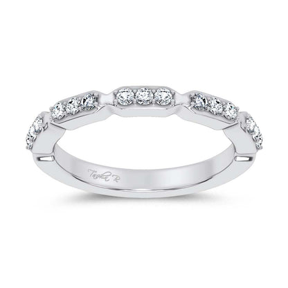 14K 0.25CT Certified Lab Grown Fancy Band 71003