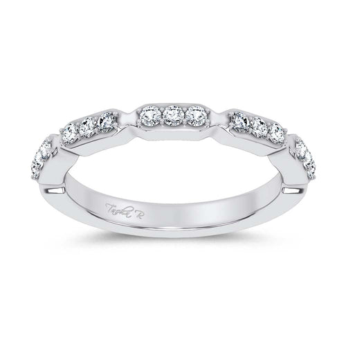 14K 0.25CT Certified Lab Grown Fancy Band 71003