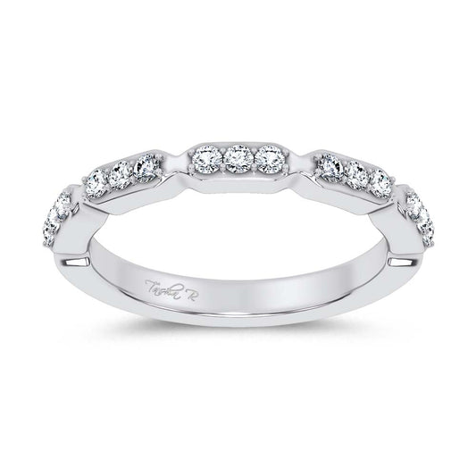 14K 0.25CT Certified Lab Grown Fancy Band 71003
