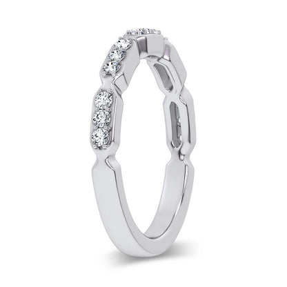 14K 0.25CT Certified Lab Grown Fancy Band 71003