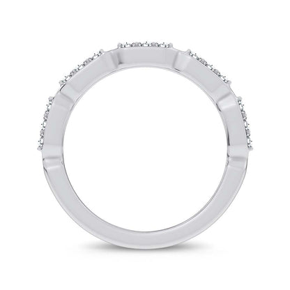 14K 0.25CT Certified Lab Grown Fancy Band 71003