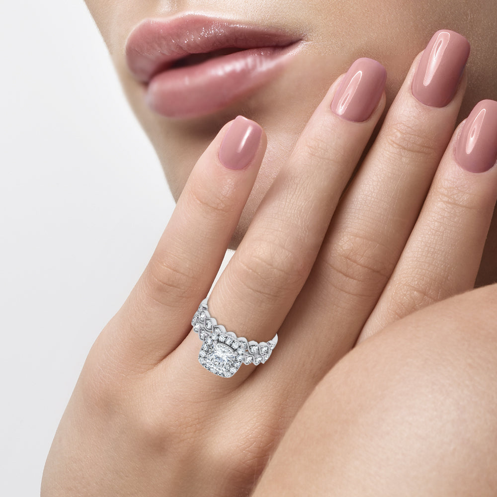 14K 2.76CT Certified Lab Grown TRIO SET 71129