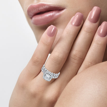 14K 2.76CT Certified Lab Grown TRIO SET 71129