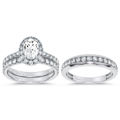 14K 3.03CT Certified Lab Grown TRIO SET 71131