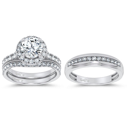 14K 2.94CT Certified Lab GrownTRIO SET 71144