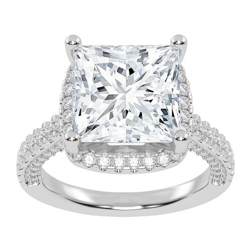10K 4.76CT  Certified Lab Grown Diamond Engagement Ring 71161