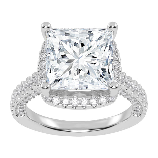 10K 4.76CT  Certified Lab Grown Diamond Engagement Ring 71161