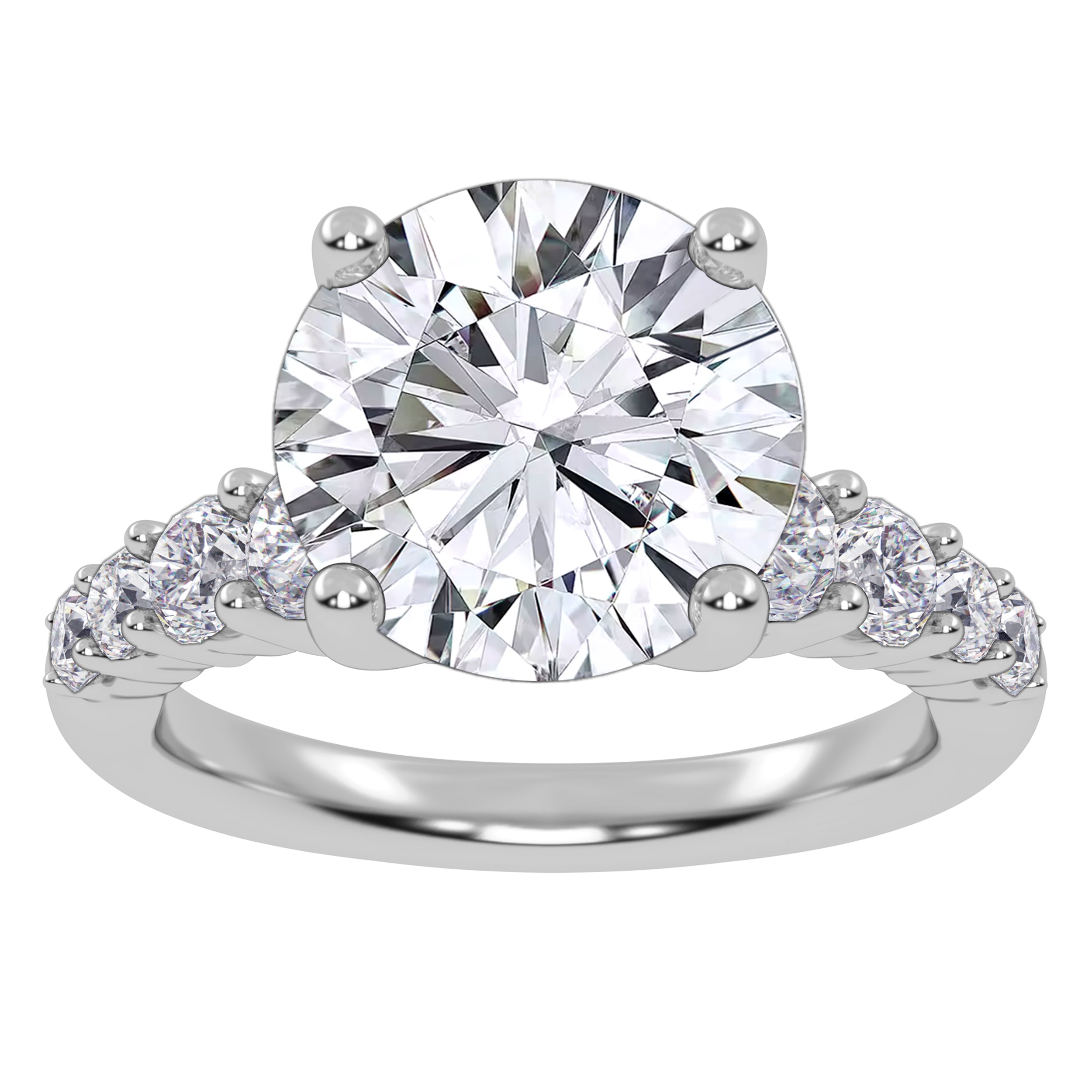 10K 3.75CT Lab Grown Diamond Engagement Ring 71187