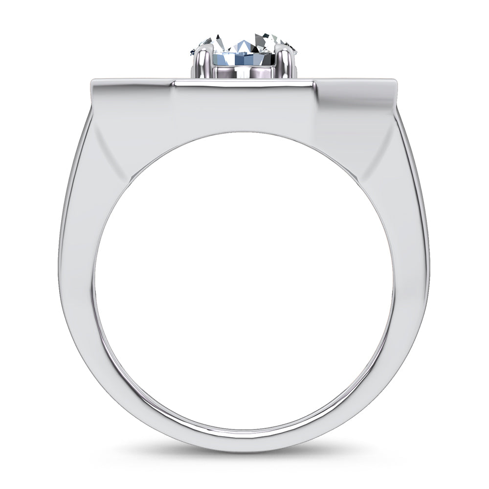 14k 3.00CT Certified Lab Grown Mens Ring 71236