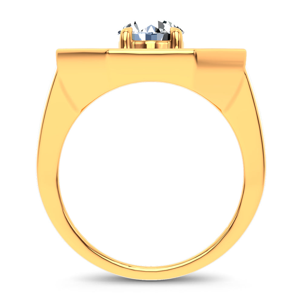 14k 3.00CT Certified Lab Grown Mens Ring 71237