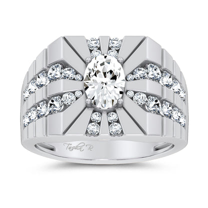 14K 2.25CT Certified Lab Grown Mens Ring 71238