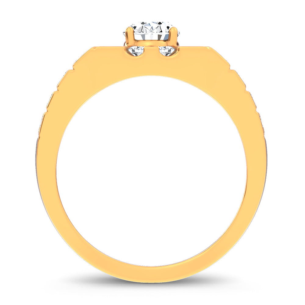 14K 2.25CT Certified Lab Grown Mens Ring 71239