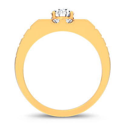 14K 2.25CT Certified Lab Grown Mens Ring 71239