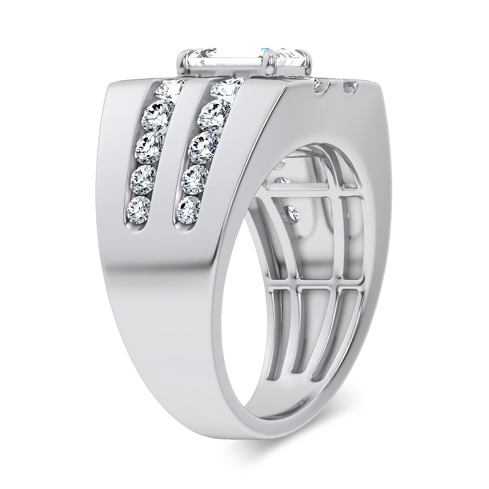 14k 3.00CT Certified Lab Grown Mens Ring 71240