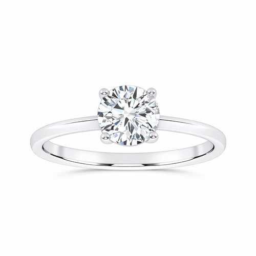 10K 1.00CT  Certified Lab Grown Solitaire Ring 71730