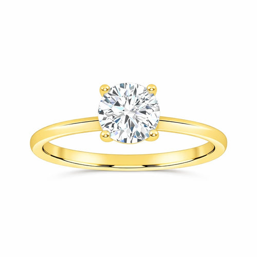 10K 1.00CT  Certified Lab Grown Solitaire Ring 71731