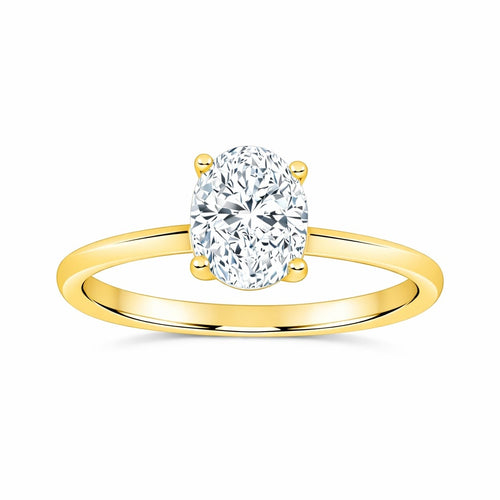 10K 1.00CT  Certified Lab Grown Solitaire Ring 71831