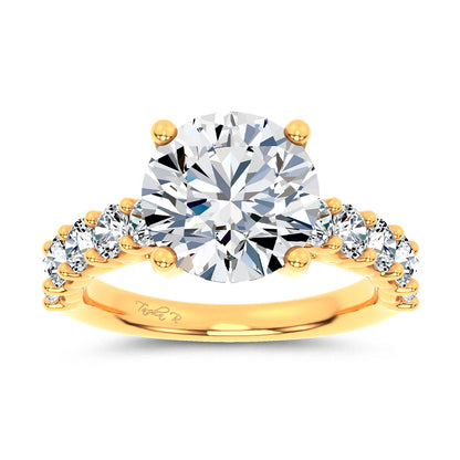 14K 4.20CT Certified Lab Grown Engagement Ring 71832
