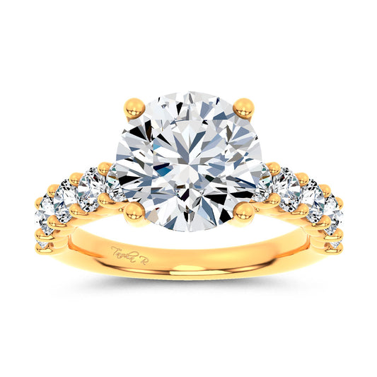 14K 4.20CT Certified Lab Grown Engagement Ring 71832