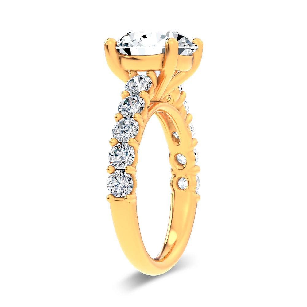 14K 4.20CT Certified Lab Grown Engagement Ring 71832