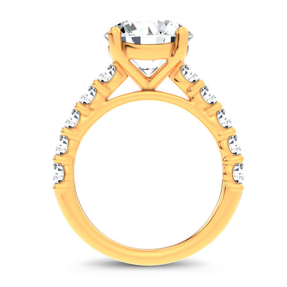 14K 4.20CT Certified Lab Grown Engagement Ring 71832