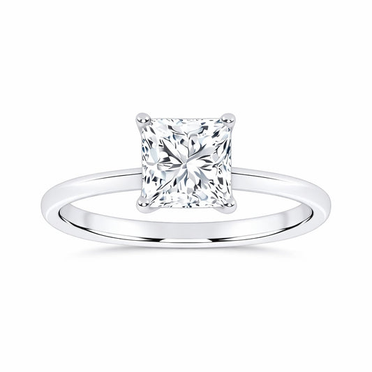 10K 1.00CT  Certified Lab Grown Solitaire Ring 71874