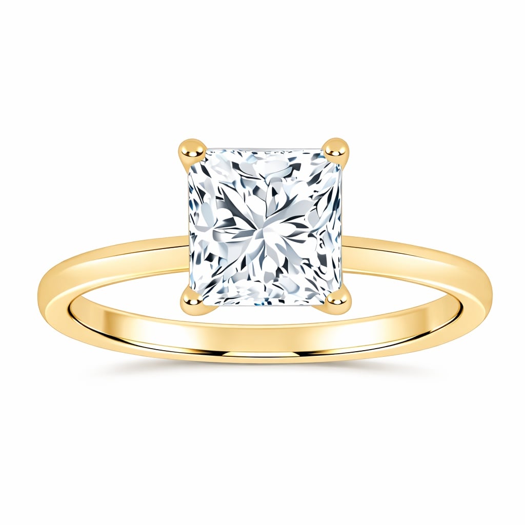 10K 1.00CT  Certified Lab Grown Solitaire Ring 71875