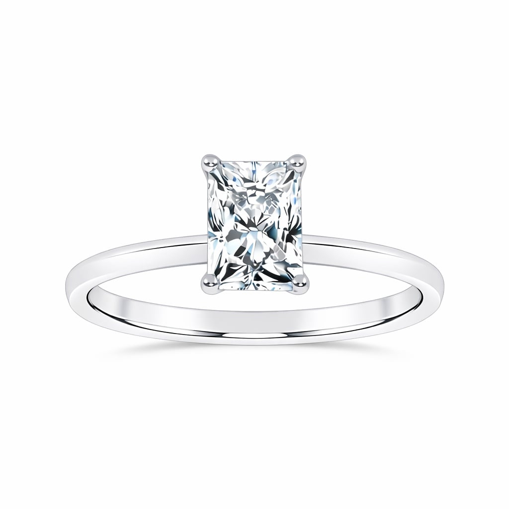 10K 1.00CT  Certified Lab Grown Solitaire Ring 71876