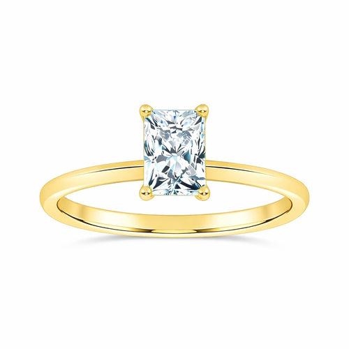 10K 1.00CT  Certified Lab Grown Solitaire Ring 71878