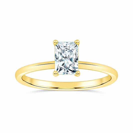10K 1.00CT  Certified Lab Grown Solitaire Ring 71878