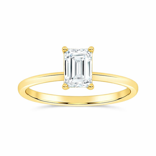 10K 1.00CT  Certified Lab Grown Solitaire Ring 71879