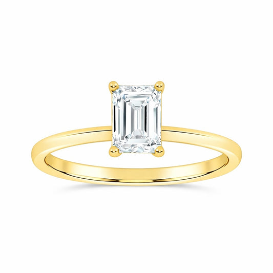 10K 1.00CT  Certified Lab Grown Solitaire Ring 71879
