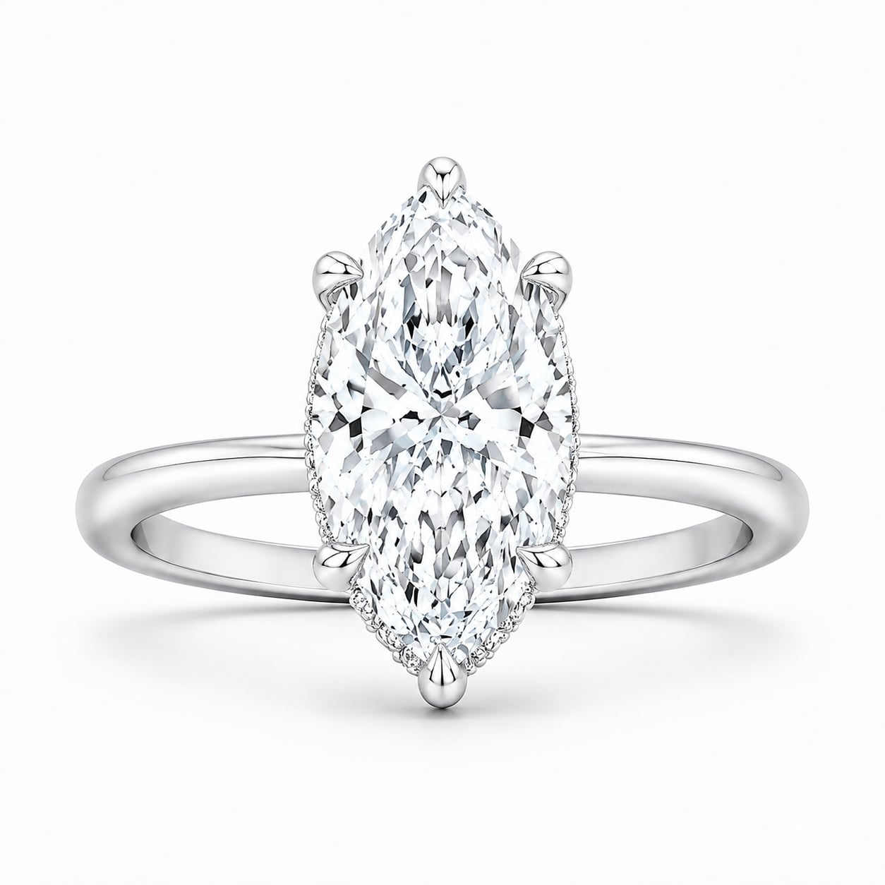 10K 1.00CT  Certified Lab Grown Solitaire Ring 71880