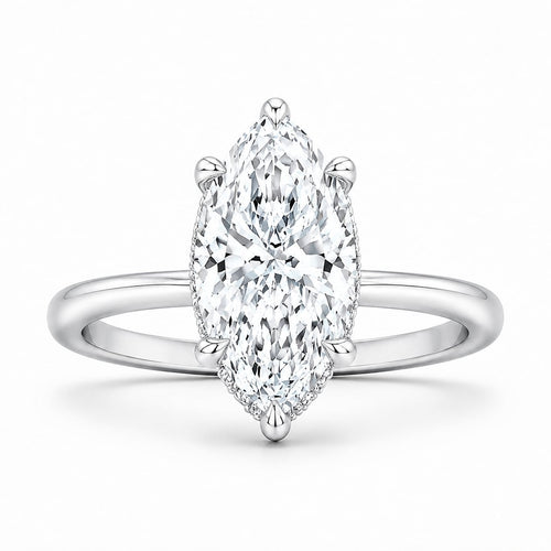 10K 1.00CT  Certified Lab Grown Solitaire Ring 71880