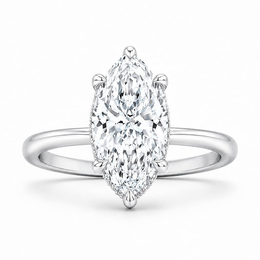 10K 1.00CT  Certified Lab Grown Solitaire Ring 71880
