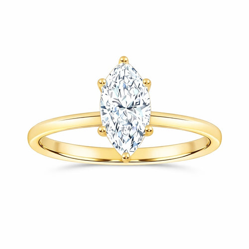 10K 1.00CT  Certified Lab Grown Solitaire Ring 71881