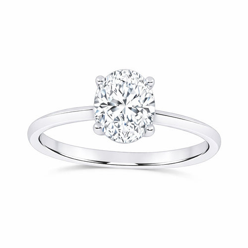10K 0.50CT  Certified Lab Grown Solitaire Ring 71917