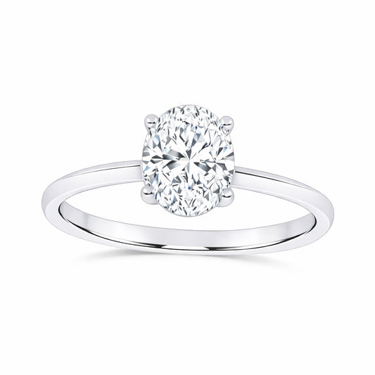10K 0.50CT  Certified Lab Grown Solitaire Ring 71917