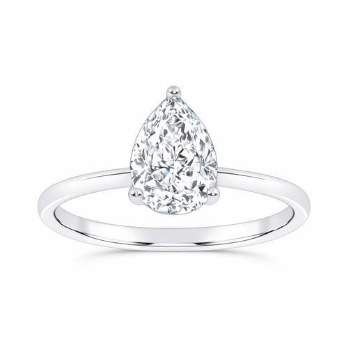 10K 0.50CT  Certified Lab Grown Solitaire Ring 71925