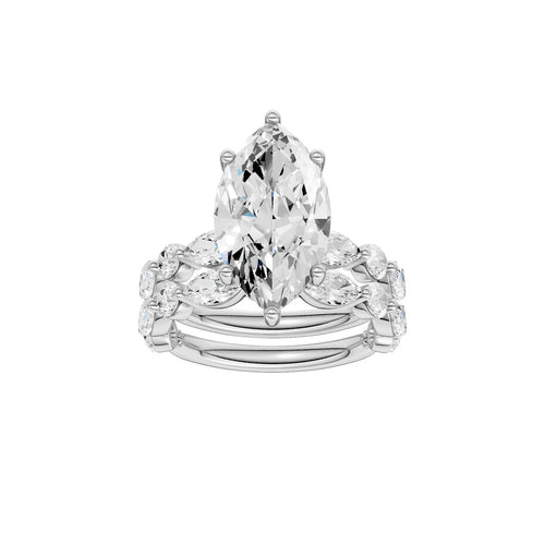 14K 6.00 CT Lab Grown Diamond Bridal Set 71941