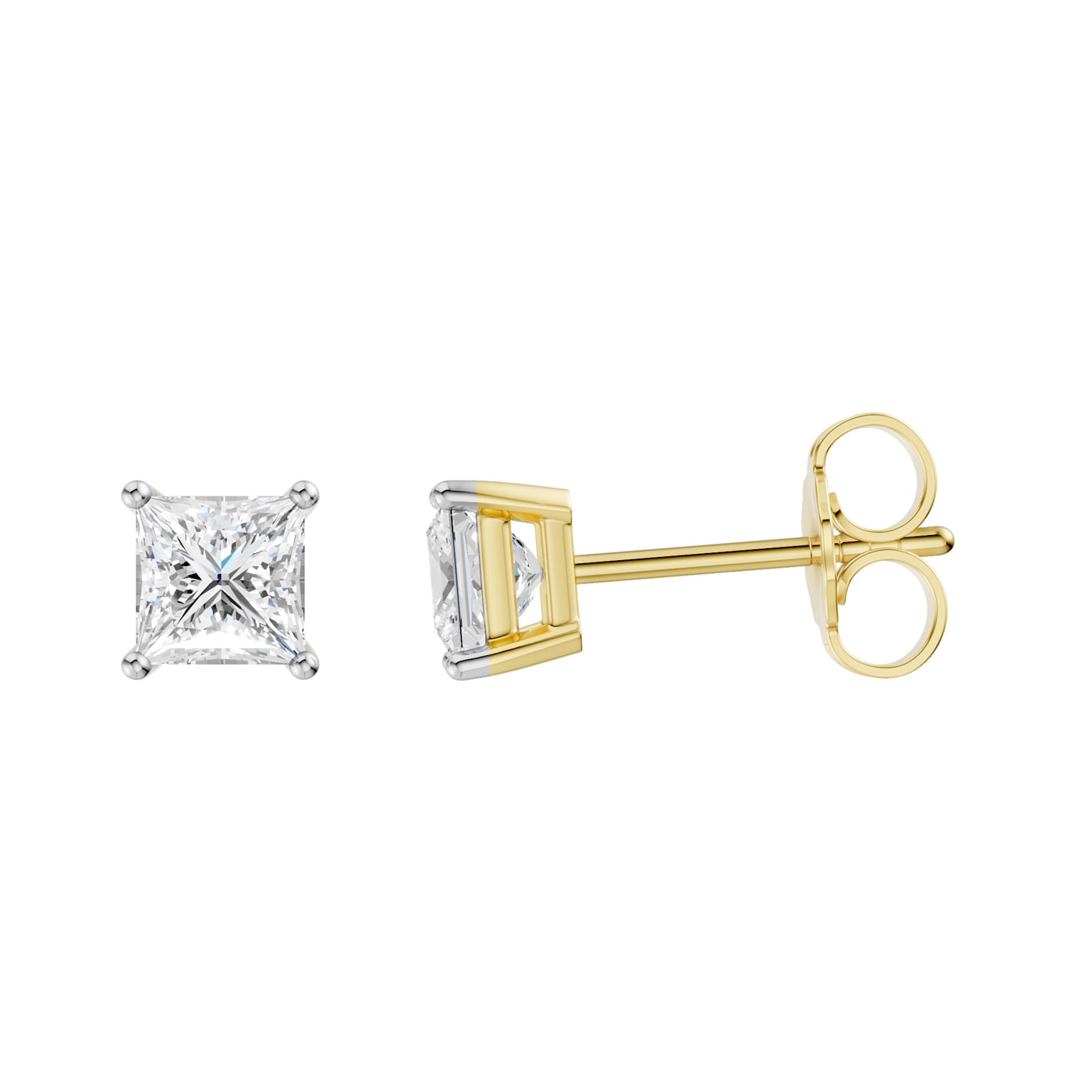 14K 1.00 CT Lab Grown Diamond Stud Earrings 72586