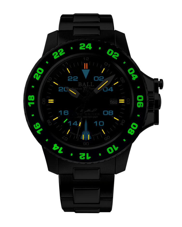 Engineer Hydrocarbon AeroGMT Sled Driver (42 mm) DG2018C-S17C-BK