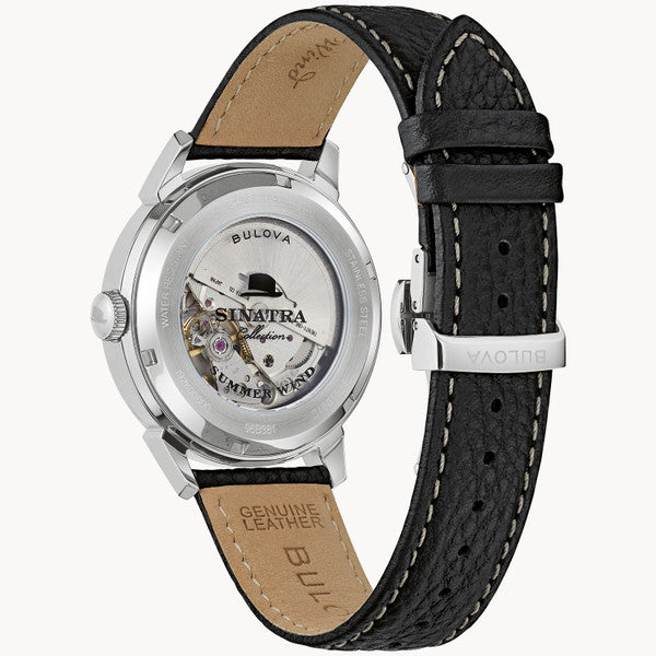 Bulova Frank Sinatra Summer Wind Black Dial Automatic 96B381