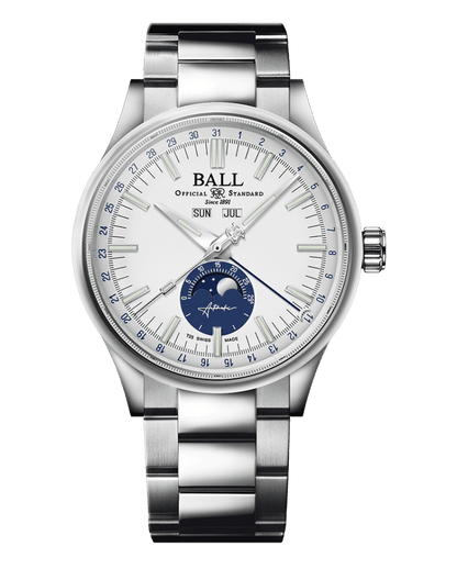 Ball Engineer II Moon Calendar (40mm) Watch NM3016C-S1J-WH