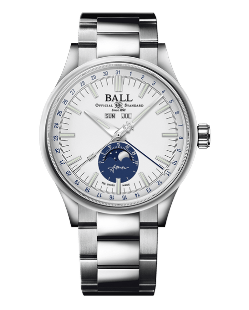 Engineer II Moon Calendar (40mm) Watch NM3016C-S1J-WH