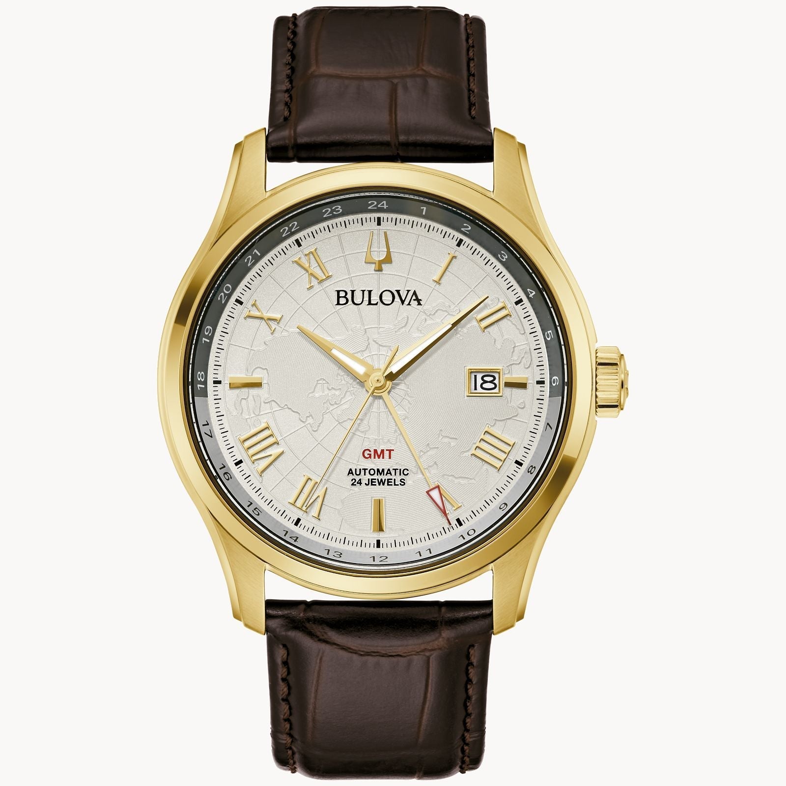 Wilton GMT AUTOMATIC By Bulova 97B210