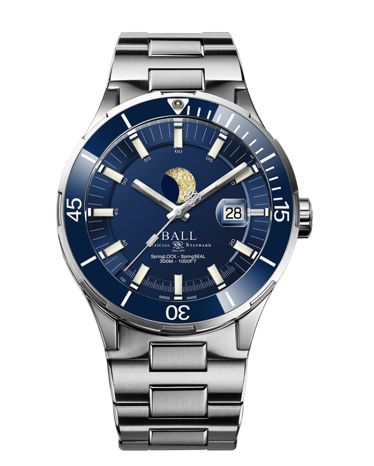 Ball Roadmaster Challenger Moonphase Watch DM3130B-S13J-BE