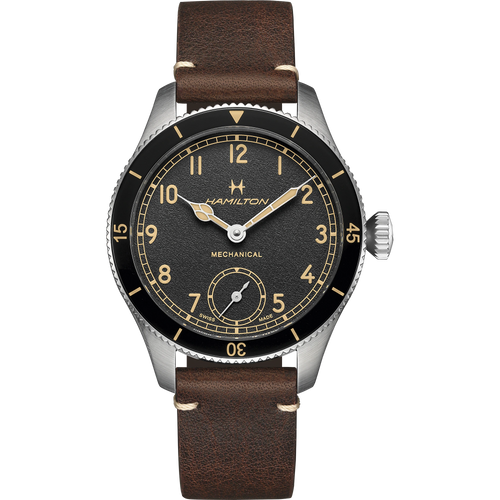 Hamilton H76719530 Khaki Aviation Pilot Pioneer Mechanical Small Seconds